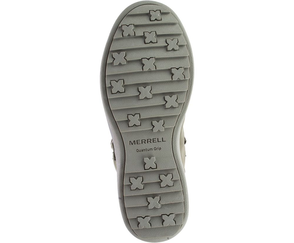 Botas Senhora - Merrell Snowcreek Cozy Couro Polar Waterproof - Verde Oliva - JMC315297